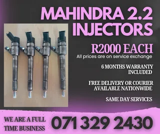Mahindra 2.2 Diesel Injectors For Sale With Warranty