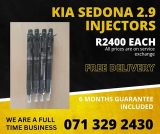 Kia Sedona 2.9 Injectors For Sale With Warranty