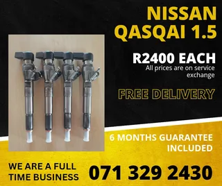 Nissan Qasqai 1.5 Diesel Injectors For Sale With Warranty