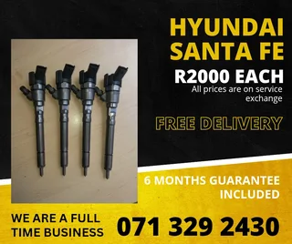 Hyundai Santa Fe Injectors For Sale With Warranty