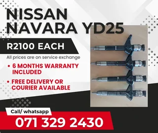 Nissan Navara Yd25 Injectors For Sale With Warranty