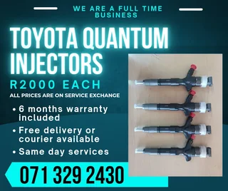 Toyota Quantum Diesel Injectors For Sale With Warranty