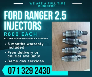 Ford Ranger 2.5 Diesel Injectors For Sale With Warranty