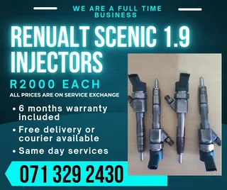 Renualt Scenic 1.9 Injectors For Sale With Warranty On
