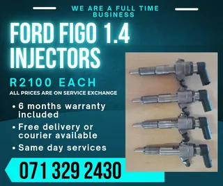 Ford Figo 1.4 Diesel Injectors For Sale With Warranty