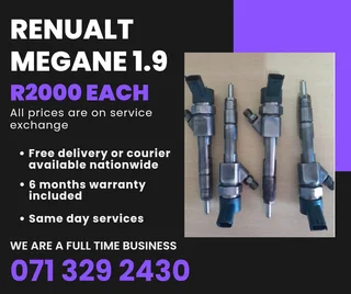 Renualt Megane 1.9 Injectors For Sale With Warranty