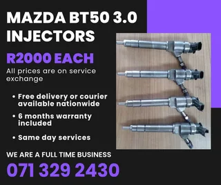 Mazda Bt50 3.0 Diesel Injectors For Sale With Warranty