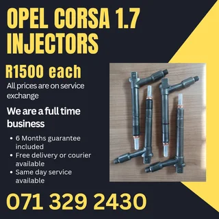 Opel Corsa 1.7 Injectors For Sale With Warranty