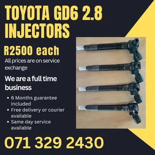 Toyota Gd6 2.8 Injectors For Sale With Warranty