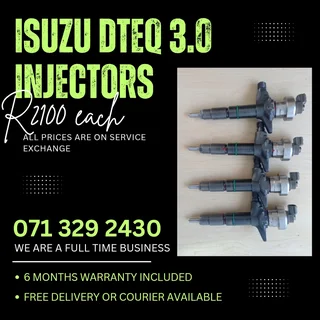 Isuzu Dteq 3.0 Injectors For Sale With Warranty