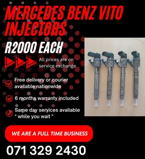 Mercedes Benz Vito 115 Injectors For Sale With Warranty
