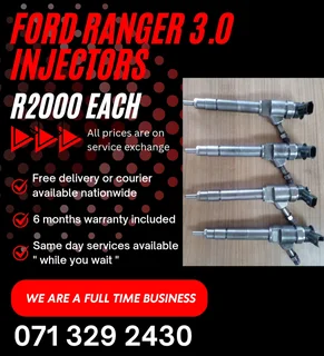 Ford Ranger 3.0 Diesel Injectors For Sale With Warranty