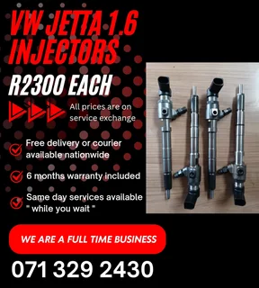 Vw Jetta 1.6 Diesel Injectors For Sale With Warranty