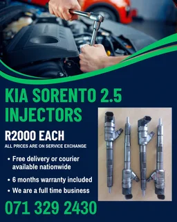 Kia Sorento 2.5 Diesel Injectors For Sale With Warranty