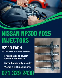 Nissan Np300 Yd25 Diesel Injectors For Sale With Warranty