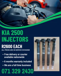 Kia 2500 Diesel Injectors For Sale With Warranty