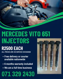 Mercedes Benz Vito 651 Injectors For Sale With Warranty