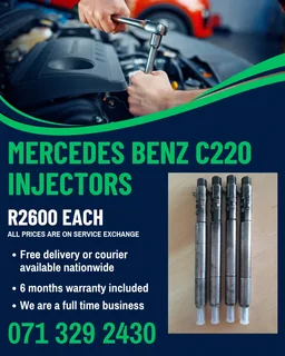 Mercedes Benz C220 Diesel Injectors For Sale With Warranty
