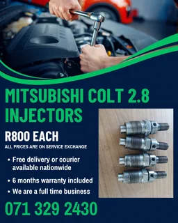 Mitsubishi Colt 2.8 Diesel Injectors For Sale With Warranty