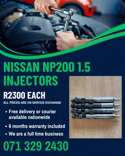 Nissan Np200 1.5 Diesel Injectors For Sale With Warranty