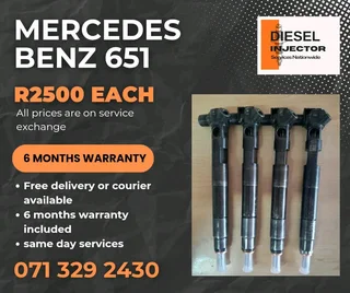 Mercedes Benz Vito 651 Diesel Injectors For Sale With Warranty