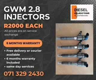 Gwm 2.8 Injectors For Sale With Warranty On
