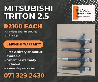Mitsubishi Triton 2.5 Injectors For Sale With Warranty