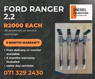 Ford Ranger 2.2 Diesel Injectors For Sale With Warranty