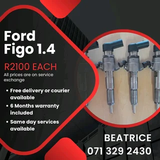 Ford Figo 1.4 Diesel Injectors For Sale With Warranty