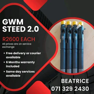 Gwm Steed 2.0 Injectors For Sale With Warranty