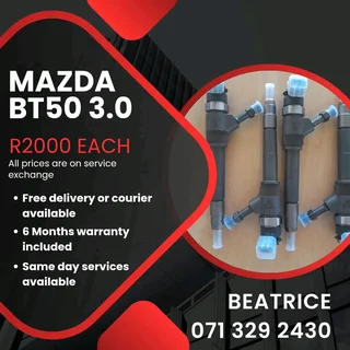 Mazda Bt50 3.0 Diesel Injectors For Sale With Warranty