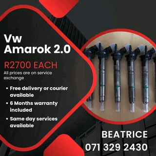 Vw Amarok 2.0 Diesel Injectors For Sale With Warranty