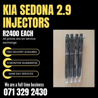 Kia Sedona 2.9 Injectors For Sale With Warranty