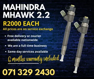 Mahindra Mhawk 2.2 Injectors For Sale With Warranty On