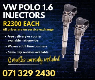 Vw Polo 1.6 Diesel Injectors For Sale With Warranty