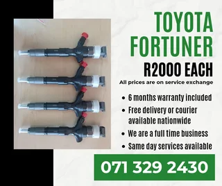 Toyota Fortuner Diesel Injectors For Sale With Warranty