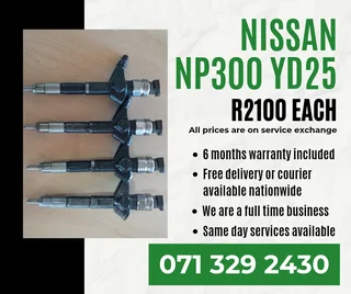 Nissan Np300 Yd25 Diesel Injectors For Sale With