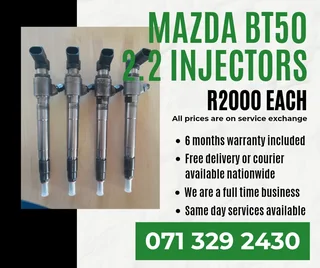 Mazda Bt50 2.2 Diesel Injectors For Sale With Warranty