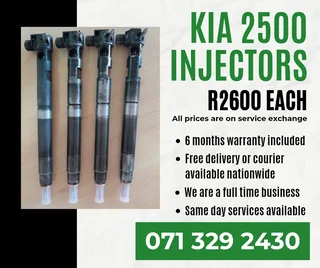 Kia 2500 Injectors For Sale With Warranty On
