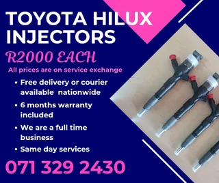 Toyota Hilux Diesel Injectors For Sale With Warranty