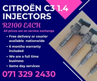 Citroën C3 1.4 Diesel Injectors For Sale With Warranty