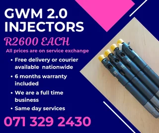 Gwm Steed 2.0 Injectors For Sale With Warranty