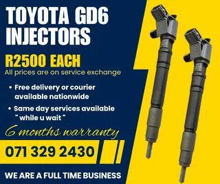 Toyota Gd6 Diesel Injectors For Sale With Warranty