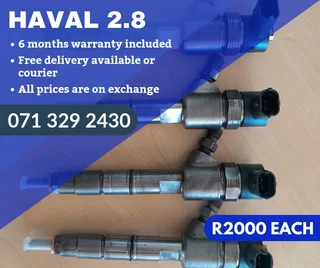 Haval 2.8 Diesel Injectors For Sale With Warranty