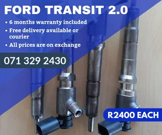 Ford Transit 2.0 Injectors For Sale With Warranty