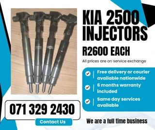 Kia 2500 Injectors For Sale With Warranty On