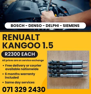 Renualt Kangoo 1.5 Diesel Injectors For Sale With Warranty