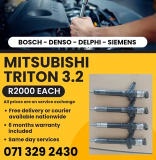 Mitsubishi Triton 3.2 Injectors For Sale With Warranty