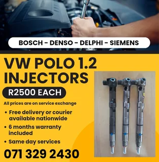 Vw Polo 1.2 Diesel Injectors For Sale With Warranty