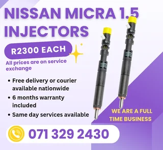 Nissan Micra 1.5 Diesel Injectors For Sale With Warranty